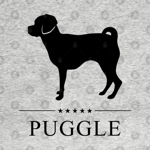 Puggle Black Silhouette by millersye